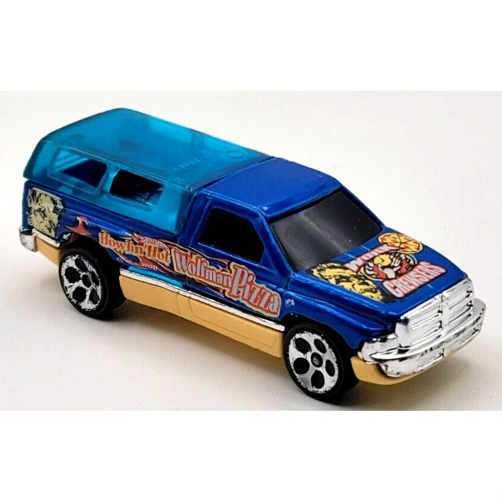Hot Wheels Work Crewsers‎ Wolfman Pizza Truck DODGE RAM 1500 Pickup Howlin Hot